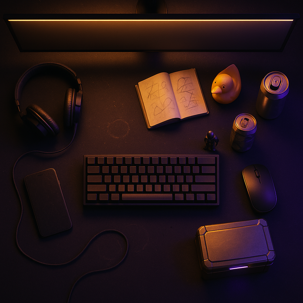 Arena overhead view — broadcast camera angle