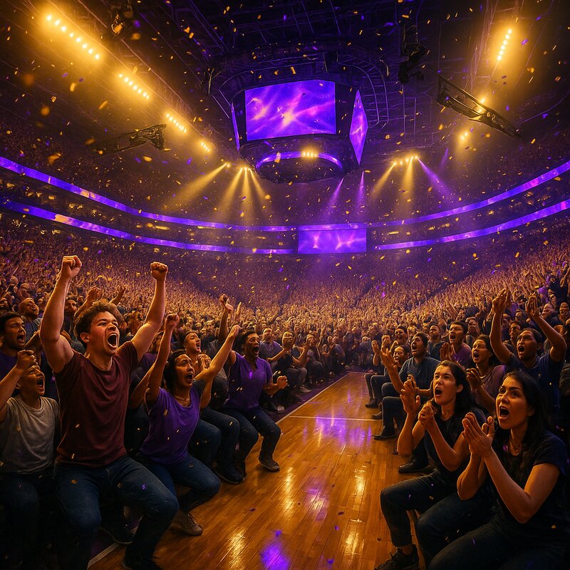 Championship Arena — sports game concept art